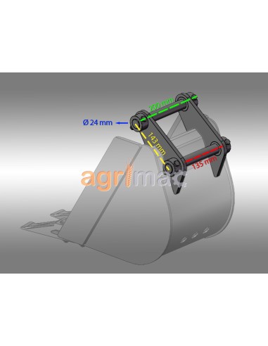 Κουβάς για τσαπάκι BTA38 (13% ΦΠΑ)