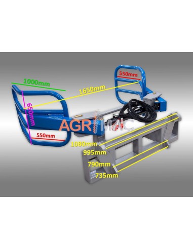 Δαγκάνα για μπάλες EHG1200